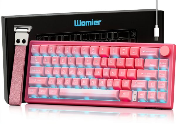 Womier VK66 Pro 65 Gaming Keyboard QMK VIA Hot Swappable-0