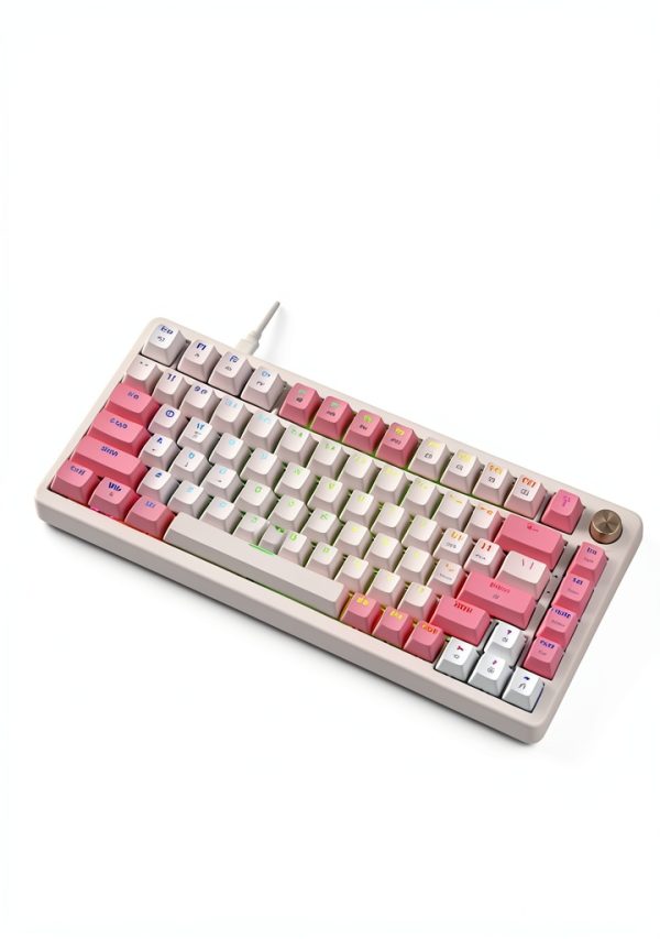 Womier VK75 75 Mechanical Keyboard Pink Hotswap RGB Gaming-4