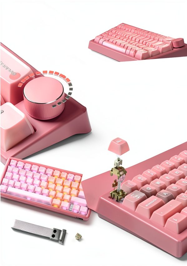 Womier VK66 Pro 65 Gaming Keyboard QMK VIA Hot Swappable-3