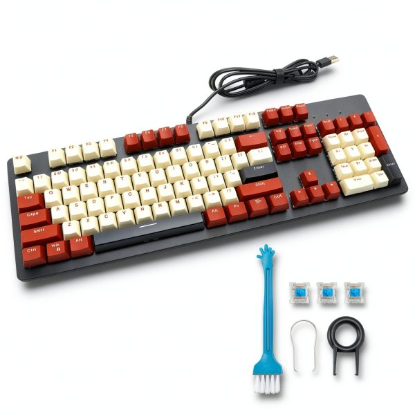 Topteng 104 Key Hot Swappable Mechanical Keyboard RGB Gaming-2
