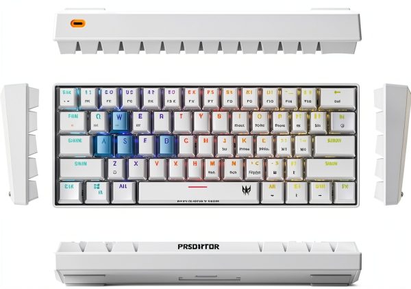 Acer Predator Gaming Keyboard 61 Key RGB Kailh Blue Switches-3