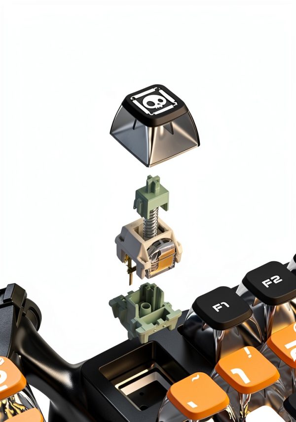 GravaStar Mercury K1 Pro Wireless Mechanical Gaming Keyboard-5