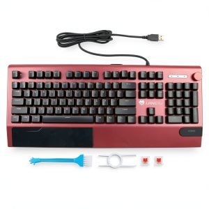 Topteng K1000 Hot Swappable Mechanical Keyboard Gaming Red-0