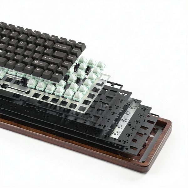 Womier WD75 V2 Wood Mechanical Keyboard Wireless Gaming-5