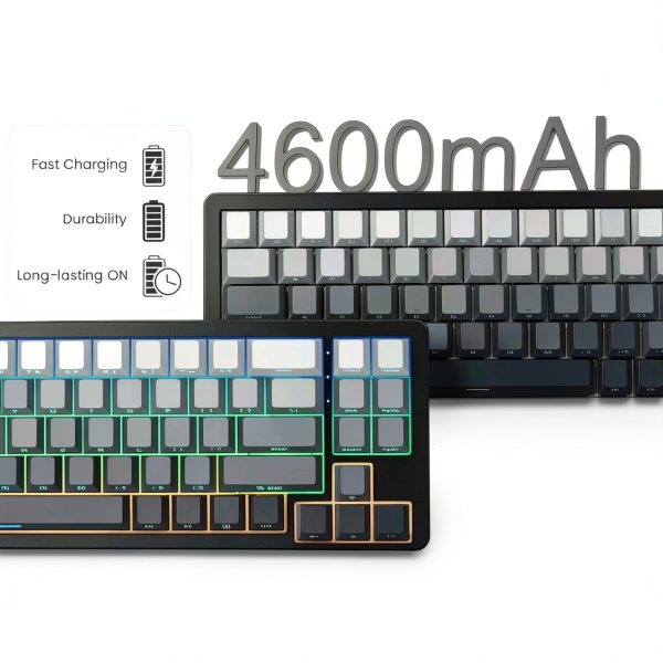 Womier SK71 75 Wireless Mechanical Gaming Keyboard Black-1