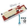 Topteng 104 Key Hot Swappable Mechanical Keyboard RGB Gaming-2