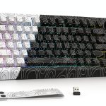 Womier Q75 Wireless Mechanical Gaming Keyboard Topographic-0