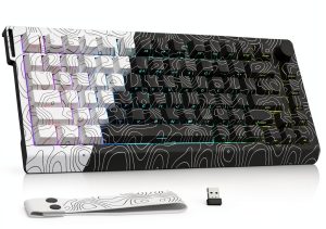 Womier Q75 Wireless Mechanical Gaming Keyboard Topographic-0