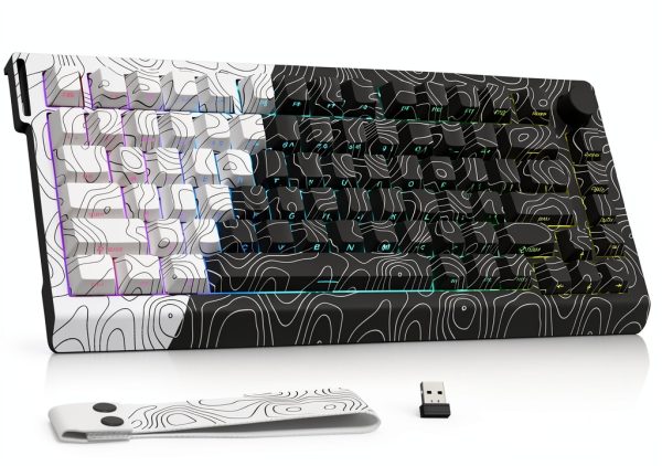 Womier Q75 Wireless Mechanical Gaming Keyboard Topographic-0