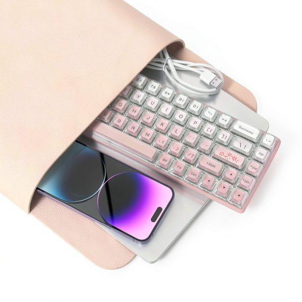 Womier WK68 Creamy Mechanical Gaming Keyboard Pink-4