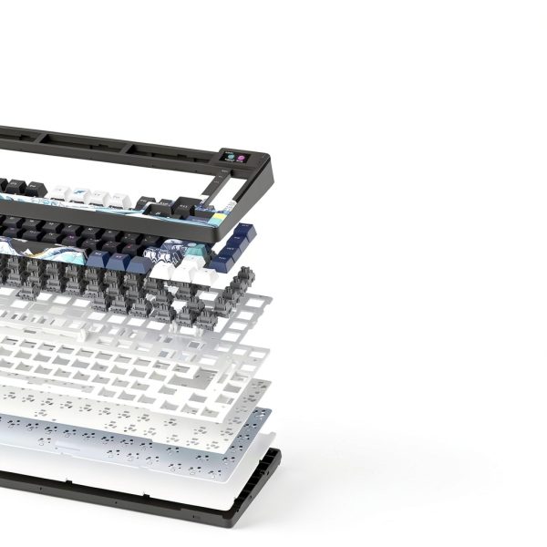 Womier S K80 75 Mechanical Keyboard RGB Multimedia Screen-4