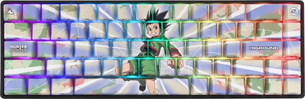 Higround Hunter x Hunter Gaming Keyboard 65% RGB Mechanical-1