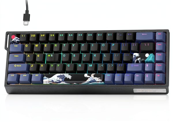 Womier SK68 Hot Swap Mechanical Keyboard Aluminum Gaming-0