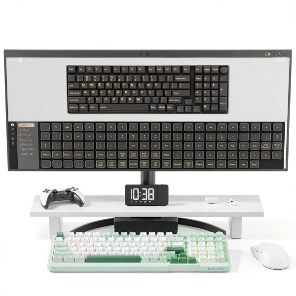 Redragon K742 Wireless Mechanical Keyboard Knob Gaming-3