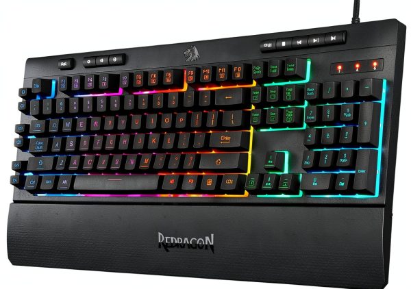 REDRAGON Shiva RGB Gaming Keyboard Mechanical Feel Membrane-2