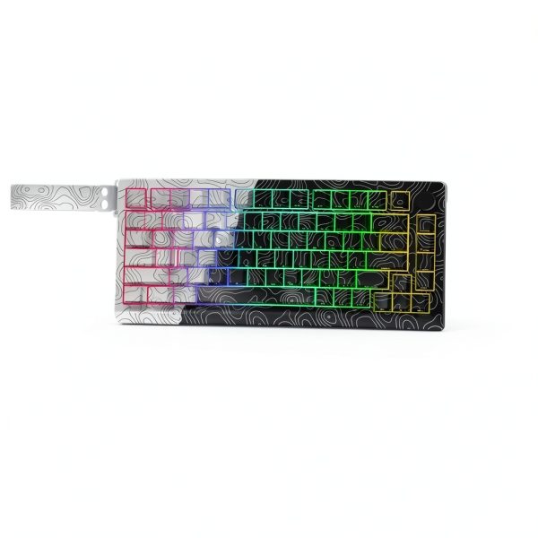 Womier Q75 Wireless Mechanical Gaming Keyboard Topographic-2