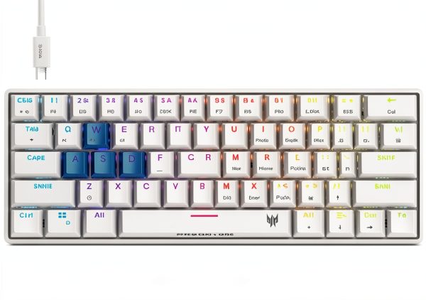 Acer Predator Gaming Keyboard 61 Key RGB Kailh Blue Switches-4