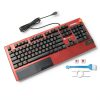 Topteng K1000 Hot Swappable Mechanical Keyboard Gaming Red-2