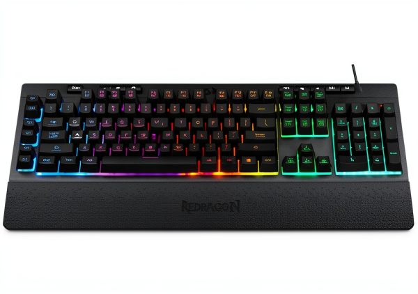 REDRAGON Shiva RGB Gaming Keyboard Mechanical Feel Membrane-1