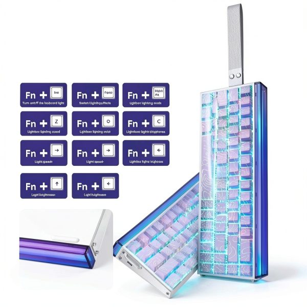 AULA Hero68 HE Gaming Keyboard Hall Effect RGB Customizable-4