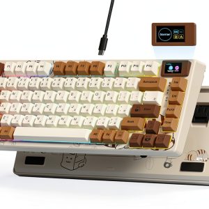 Womier S K80 75% Wired Keyboard Color Display Mechanical-0