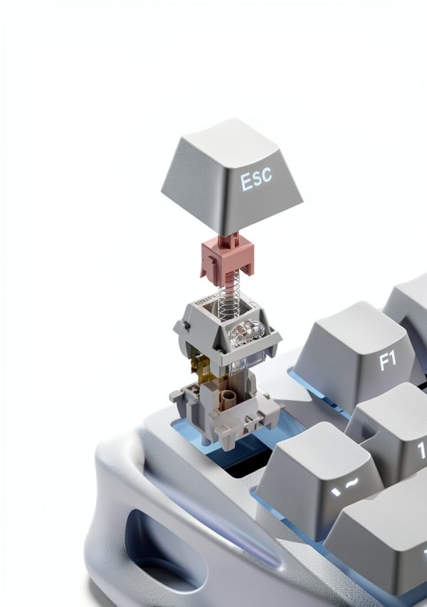 GravaStar Mercury K1 Wireless Mechanical Gaming Keyboard-5