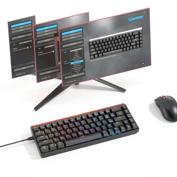 Womier WK68 Pro 65% Keyboard RGB Light Box Hot-Swappable-4