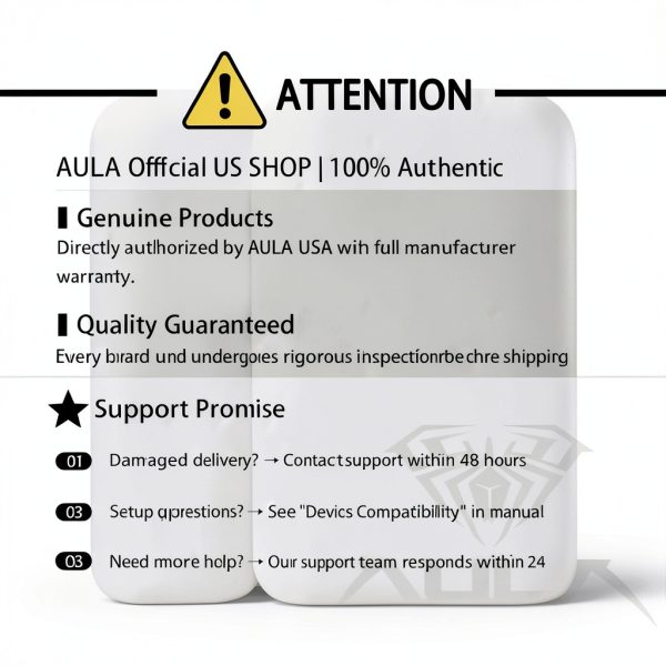 AULA F108 Pro Mechanical Gaming Keyboard Hot Swappable RGB-2