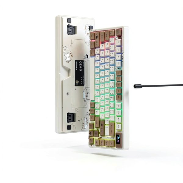 Womier S K80 75% Wired Keyboard Color Display Mechanical-1