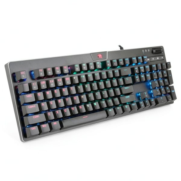 iBUYPOWER MEK 4 RGB Mechanical Gaming Keyboard Brown-1