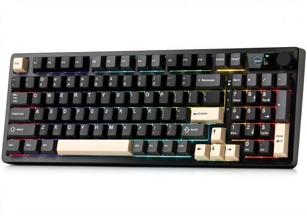 Womier M98 Wireless Mechanical Keyboard RGB Backlight Knob-0