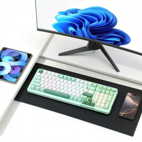 Redragon K742 Wireless Mechanical Keyboard Knob Gaming-7