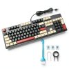 Topteng 104 Key Hot Swappable Mechanical Keyboard RGB Gaming-2