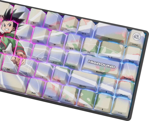 Higround Hunter x Hunter Gaming Keyboard 65% RGB Mechanical-7