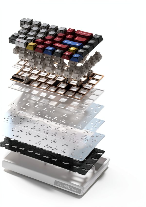 Womier SK68 65 Mechanical Keyboard Hot Swap Aluminum Gaming-7