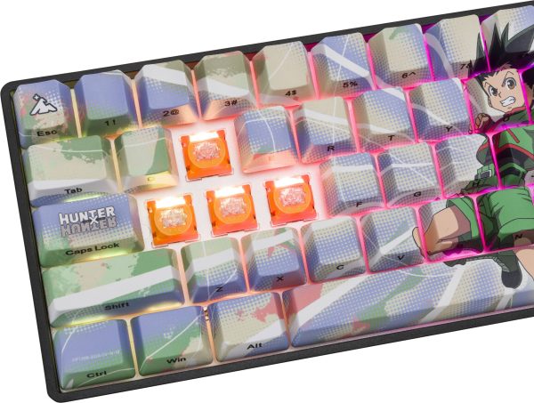 Higround Hunter x Hunter Gaming Keyboard 65% RGB Mechanical-8
