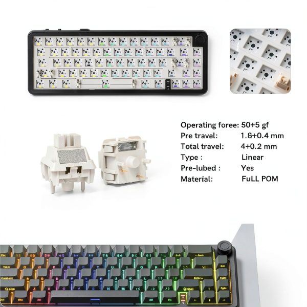 Womier L65 60 Gasket Mount Wireless Mechanical Keyboard-1