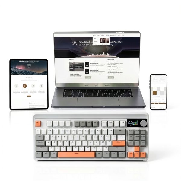 Womier M87 Pro Wireless Mechanical Keyboard OLED Knob Gaming-5