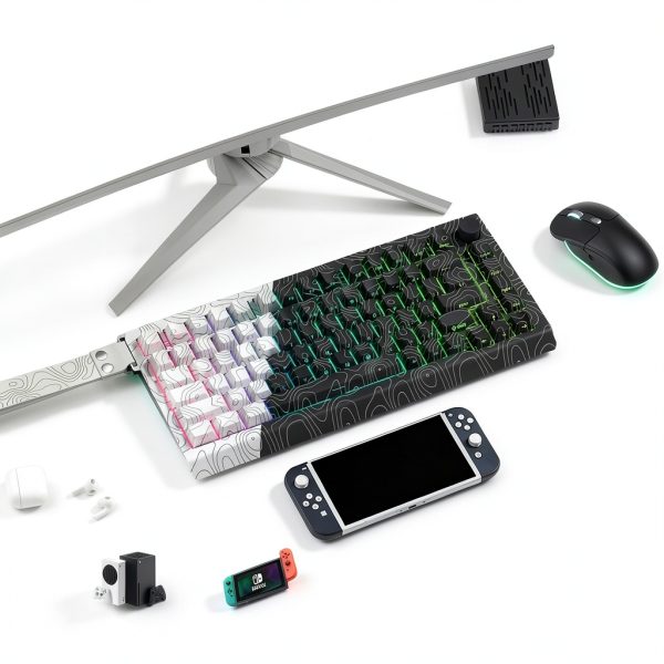 Womier Q75 Wireless Mechanical Gaming Keyboard Topographic-5