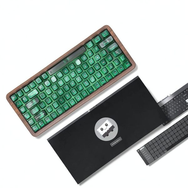 Womier WD75 V2 Wood Mechanical Keyboard Wireless Gaming-1