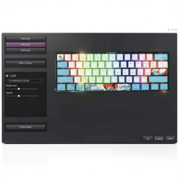 Womier WK61 V2 60 Mechanical RGB Gaming Keyboard Hot-5