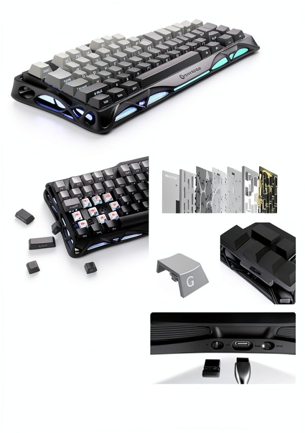 GravaStar Mercury K1 75 Wireless Mechanical Gaming Keyboard-6