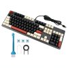 Topteng 104 Key Hot Swappable Mechanical Keyboard RGB Gaming-1