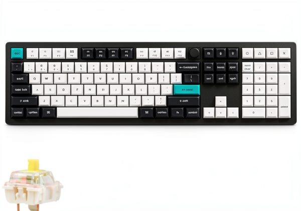 Keychron Q6 Max Wireless RGB Mechanical Keyboard Banana-1