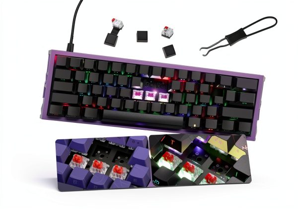 Loheer 60% Mechanical Gaming Keyboard-2