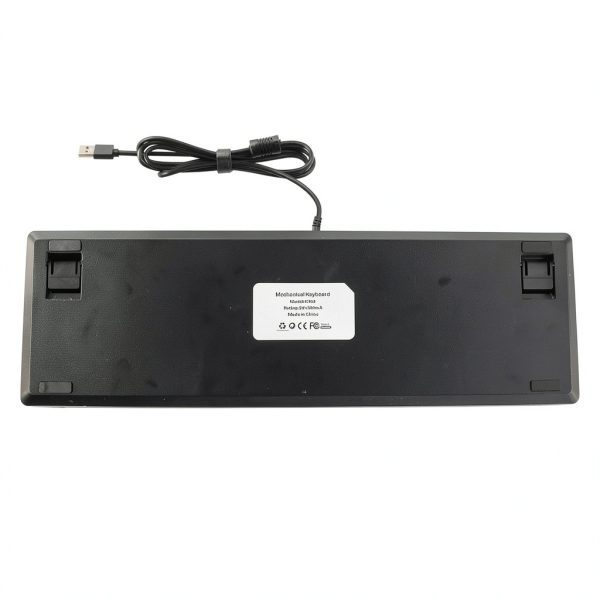 Hot Swappable Keyboard Topteng 104 RGB Black-12