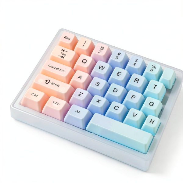 RGB Transparent Keycaps by KeycapCo MDA Profile-3