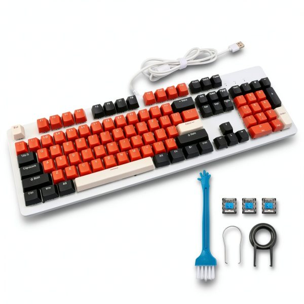 Topteng 104 Key Hot Swappable Mechanical Keyboard-2