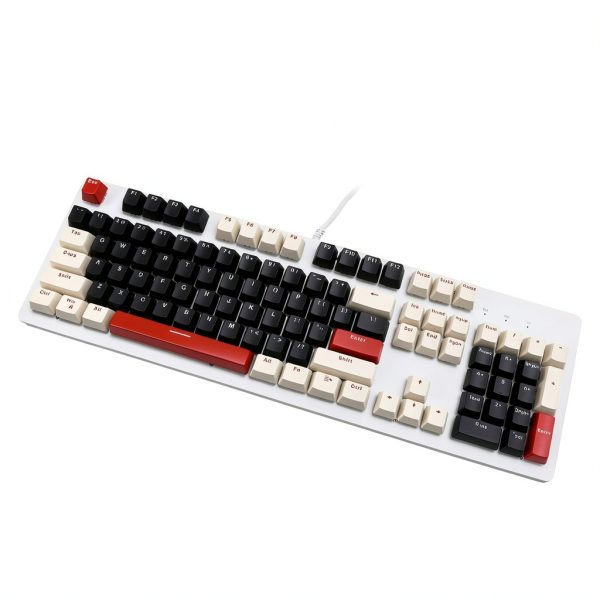Topteng Hot Swappable Mechanical Keyboard Black RGB for-10