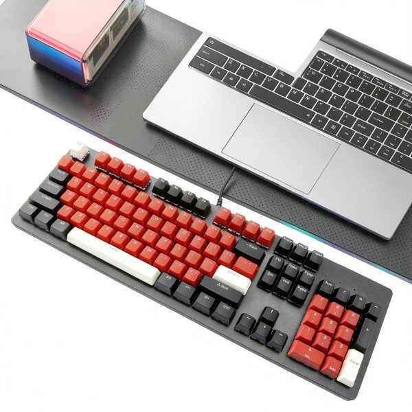 Hot Swappable Keyboard Topteng 104 RGB Black-4